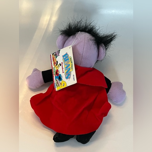 Vintage Sesame Street Mumford Magician Bean Bag Plush Doll Tyco Preschool 8” - Picture 2 of 4